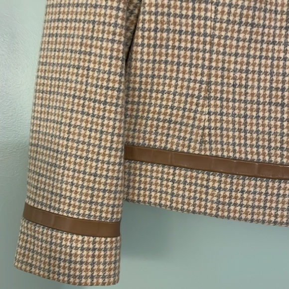 Pendleton blazer wool/leather - Picture 2 of 5